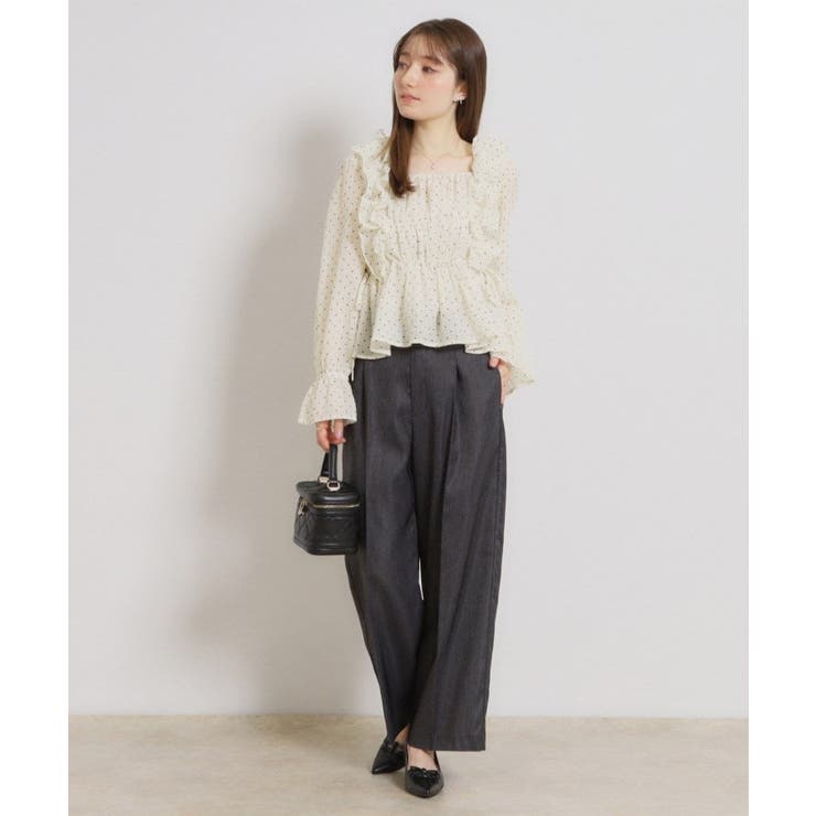 シアーシャーリングブラウス | Couture brooch | 詳細画像19 