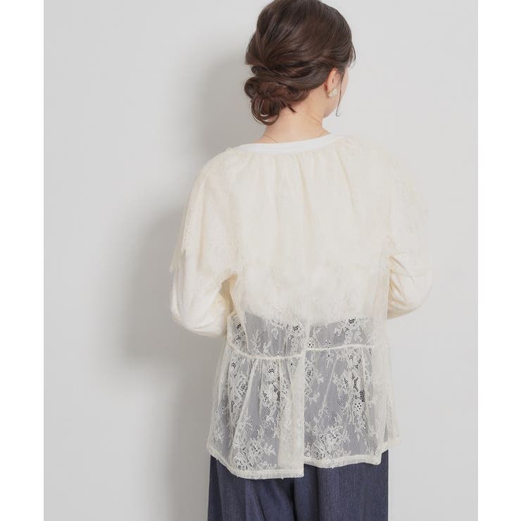 スカラップレースブラウス | Couture brooch | 詳細画像3 