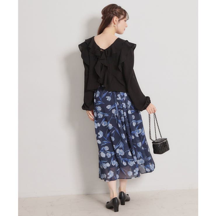 ラッフルショートブラウス | Couture brooch | 詳細画像15 