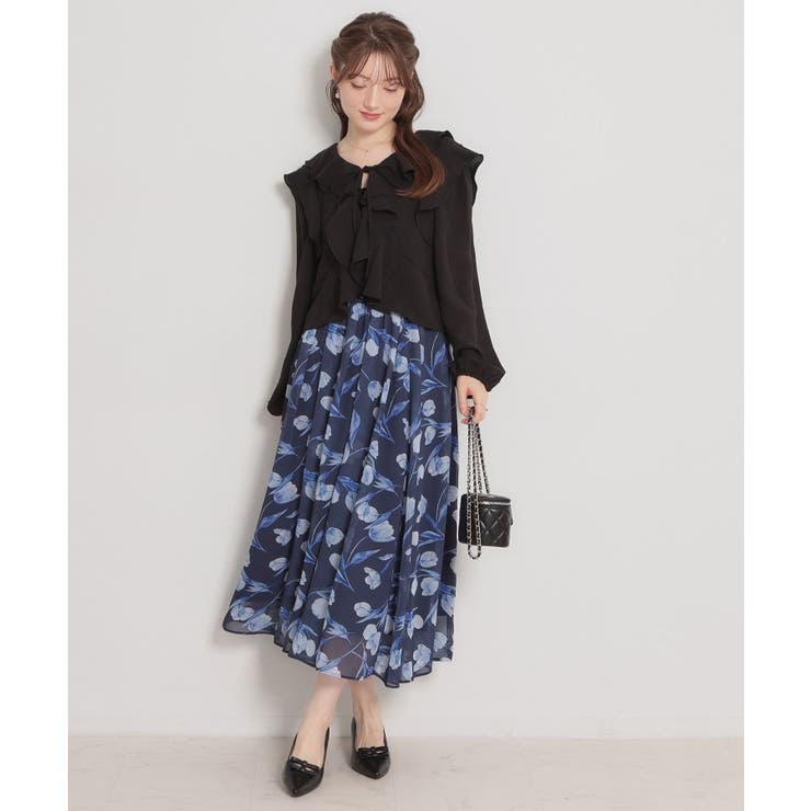 ラッフルショートブラウス | Couture brooch | 詳細画像16 