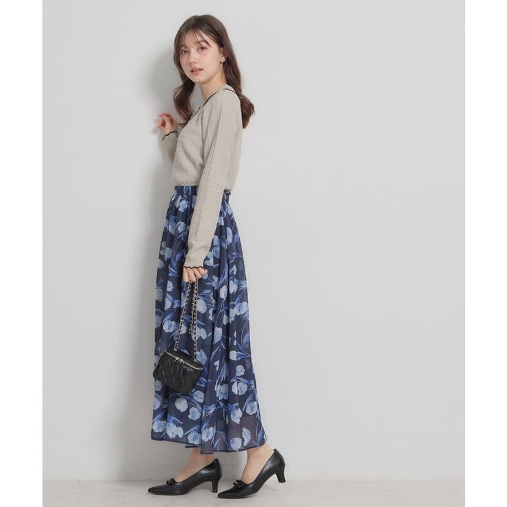 【洗える着映え】ビジュー釦ポロニット | Couture brooch | 詳細画像14 