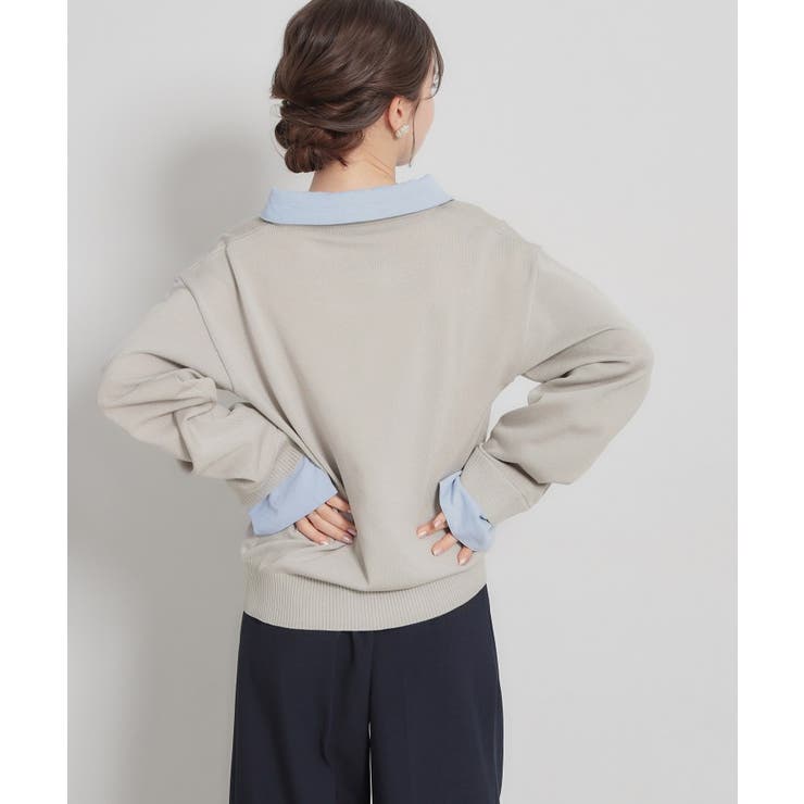 布帛ドッキングプルオーバー | Couture brooch | 詳細画像3 