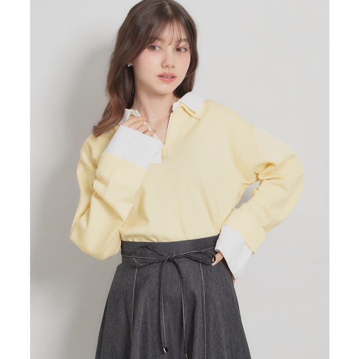 布帛ドッキングプルオーバー | Couture brooch | 詳細画像15 