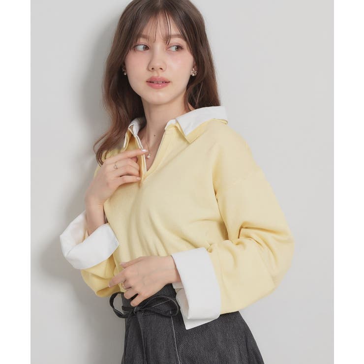 布帛ドッキングプルオーバー | Couture brooch | 詳細画像17 