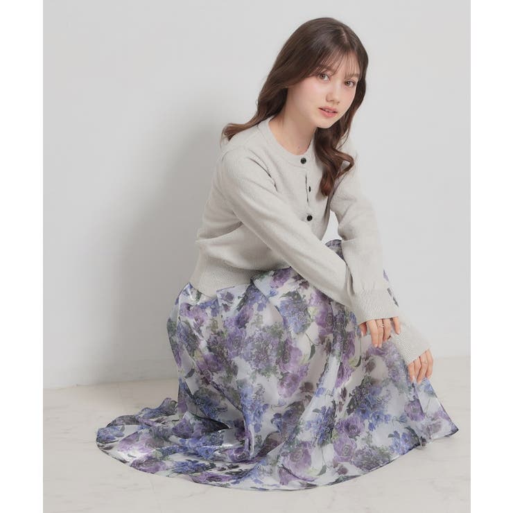 クロスボタンカーディガン | Couture brooch | 詳細画像4 