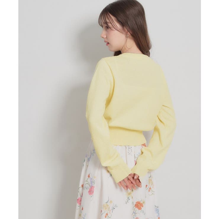 クロスボタンカーディガン | Couture brooch | 詳細画像10 