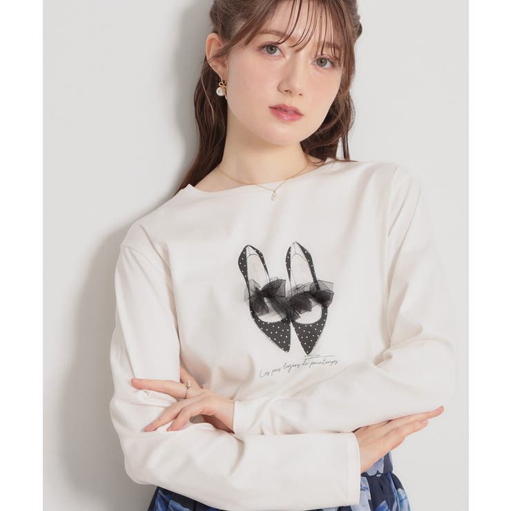 【綿100％・洗える】パリジェンヌ プリントTシャツ | Couture brooch | 詳細画像5 