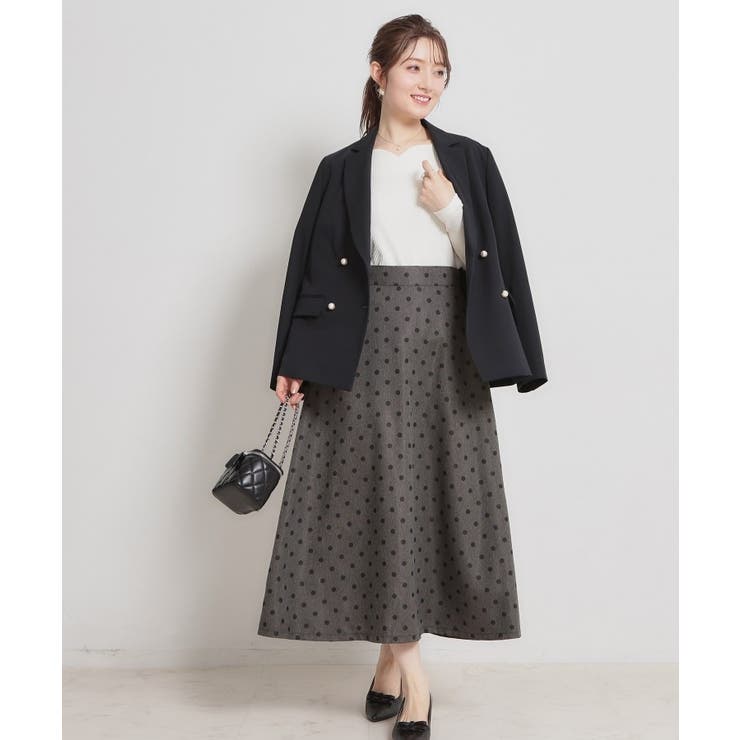 デニムライクドットスカート | Couture brooch | 詳細画像4 