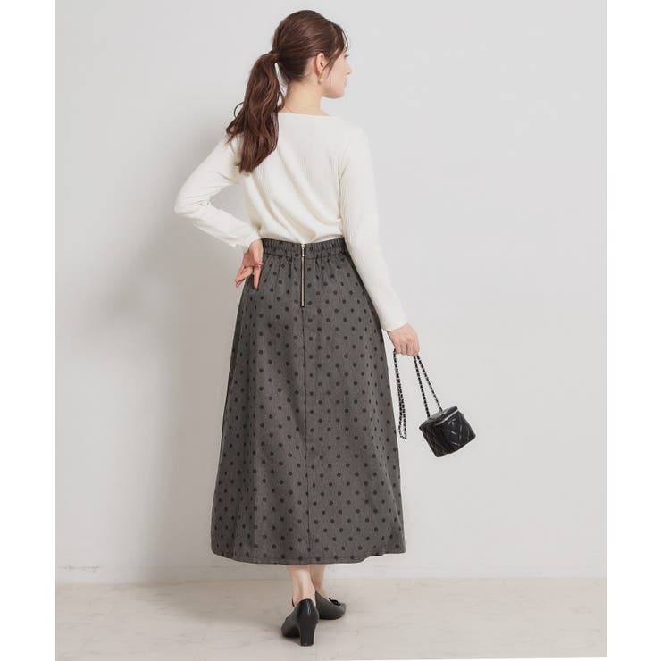 デニムライクドットスカート | Couture brooch | 詳細画像6 