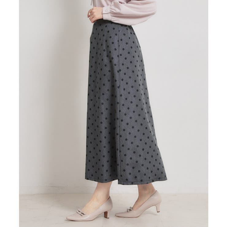 デニムライクドットスカート | Couture brooch | 詳細画像9 