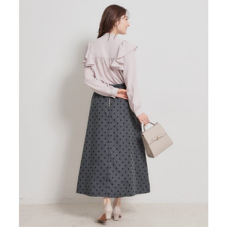 デニムライクドットスカート | Couture brooch | 詳細画像12 