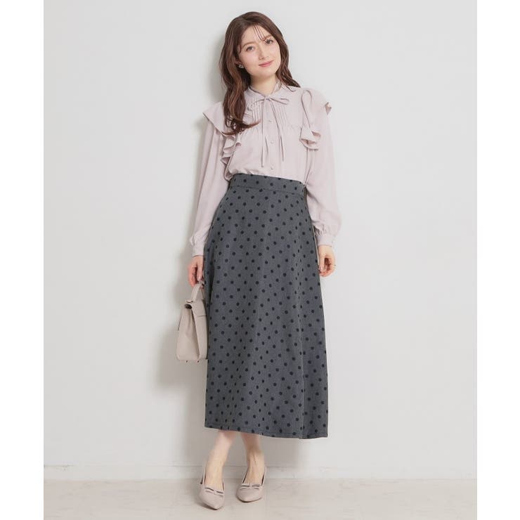 デニムライクドットスカート | Couture brooch | 詳細画像13 