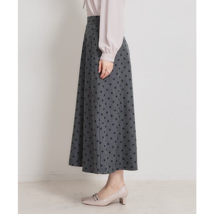 デニムライクドットスカート | Couture brooch | 詳細画像16 