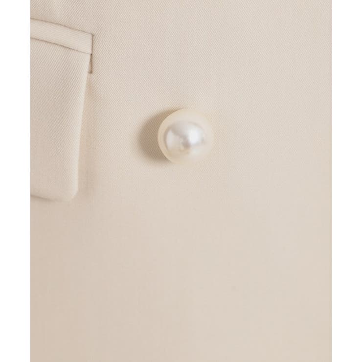 【洗える・ハレの日・通勤】パール調ボタン テーラードジャケット | Couture brooch | 詳細画像57 