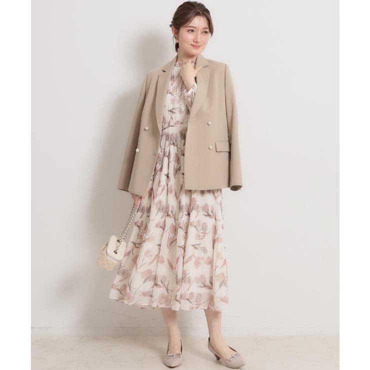 【洗える・ハレの日・通勤】パール調ボタン テーラードジャケット | Couture brooch | 詳細画像10 