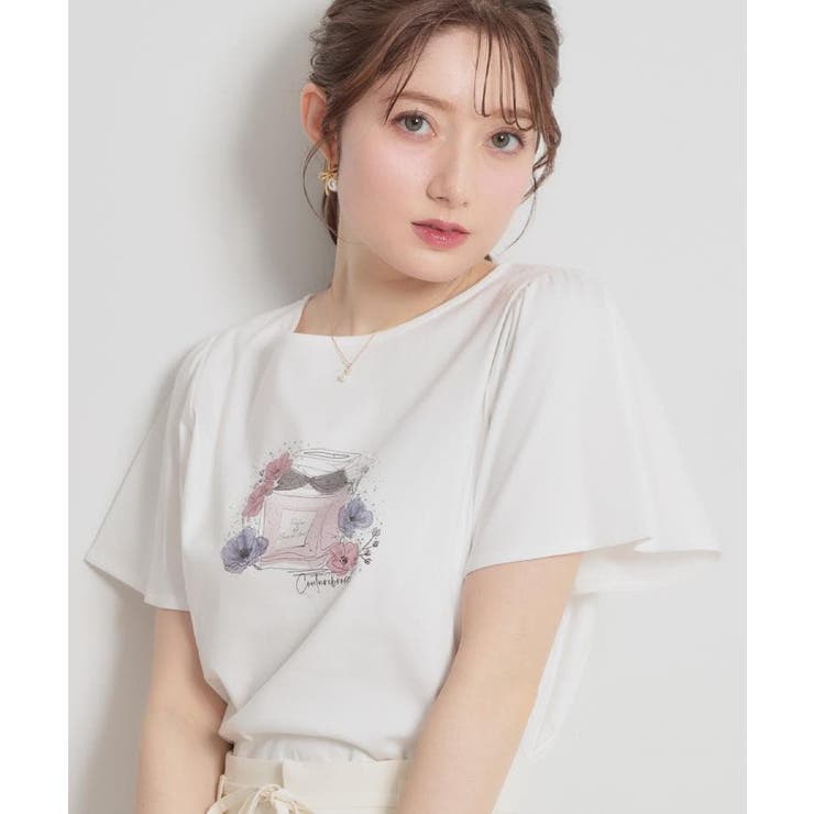 【接触冷感・UVカット】パフュームプリントTシャツ | Couture brooch | 詳細画像13 