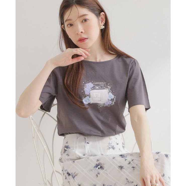 【接触冷感・UVカット】パフュームプリントTシャツ | Couture brooch | 詳細画像24 