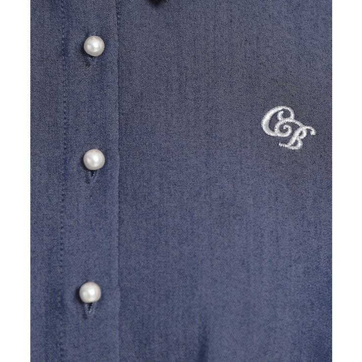 【洗える】ロゴエンブロ シャツワンピース | Couture brooch | 詳細画像38 