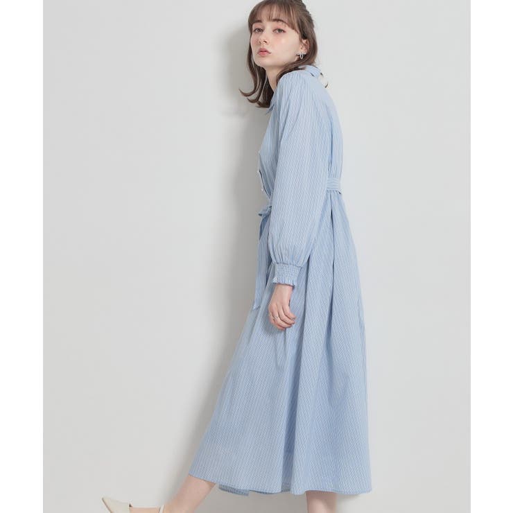 【洗える】ロゴエンブロ シャツワンピース | Couture brooch | 詳細画像16 