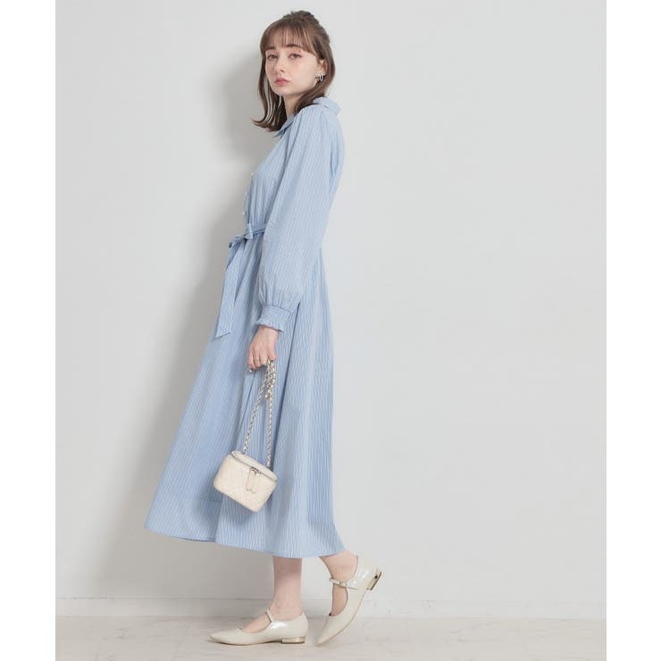 【洗える】ロゴエンブロ シャツワンピース | Couture brooch | 詳細画像13 