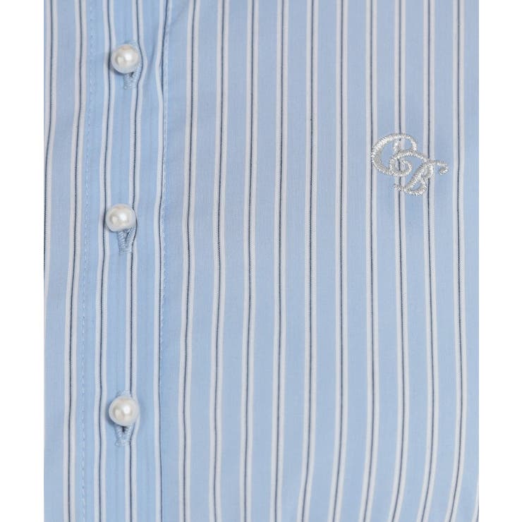 【洗える】ロゴエンブロ シャツワンピース | Couture brooch | 詳細画像39 