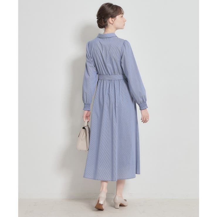 【洗える】ロゴエンブロ シャツワンピース | Couture brooch | 詳細画像28 