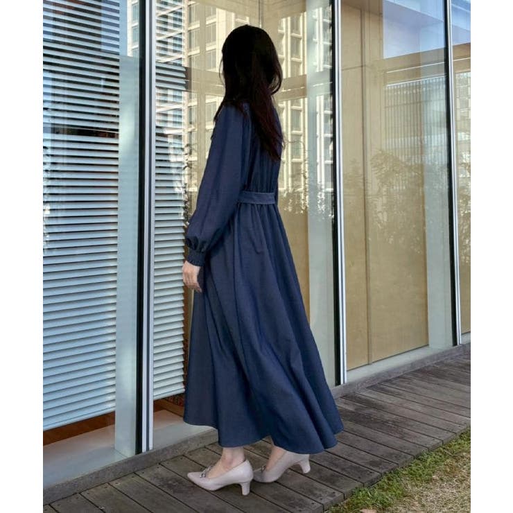 【洗える】ロゴエンブロ シャツワンピース | Couture brooch | 詳細画像8 