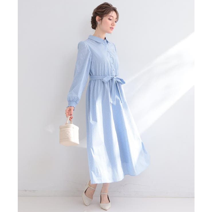 【洗える】ロゴエンブロ シャツワンピース | Couture brooch | 詳細画像19 