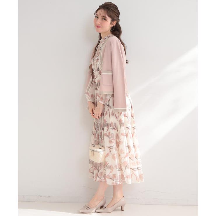 【洗える・着映え】チューリップ柄 ワンピース | Couture brooch | 詳細画像10 