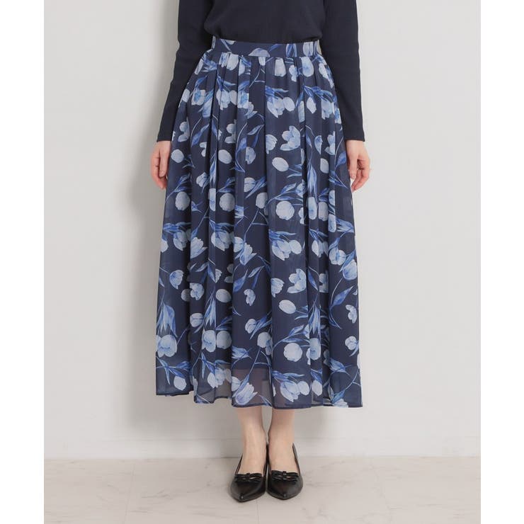 【洗える】チューリップ柄スカート | Couture brooch | 詳細画像26 