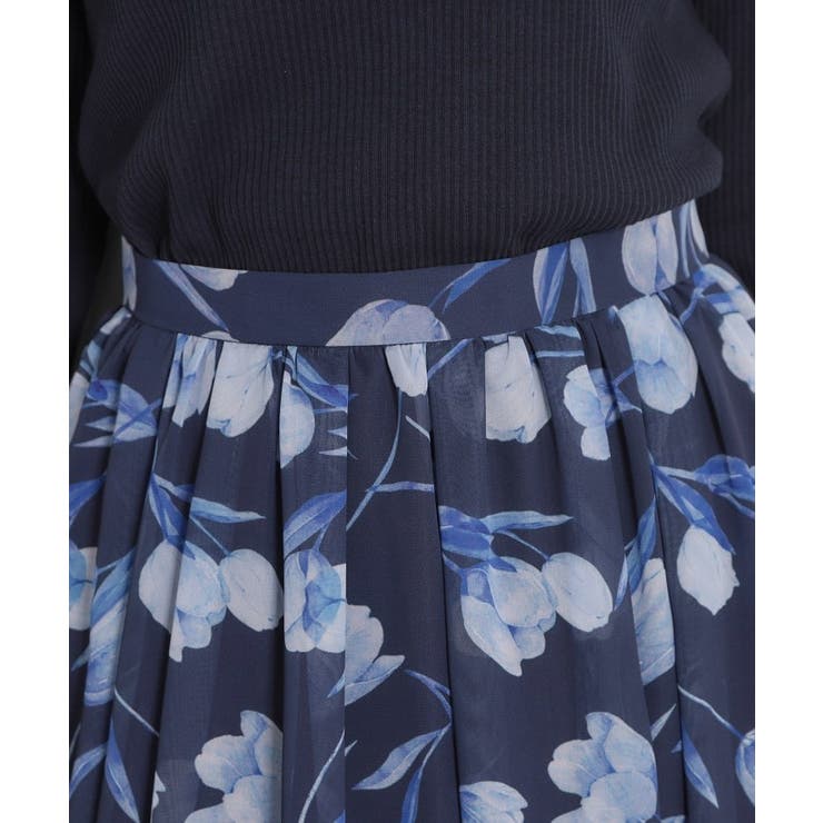 【洗える】チューリップ柄スカート | Couture brooch | 詳細画像29 