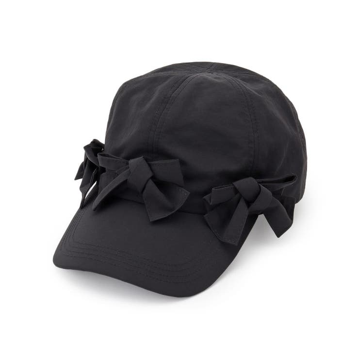 ブラック(019) | フロントリボンキャップ | Couture brooch