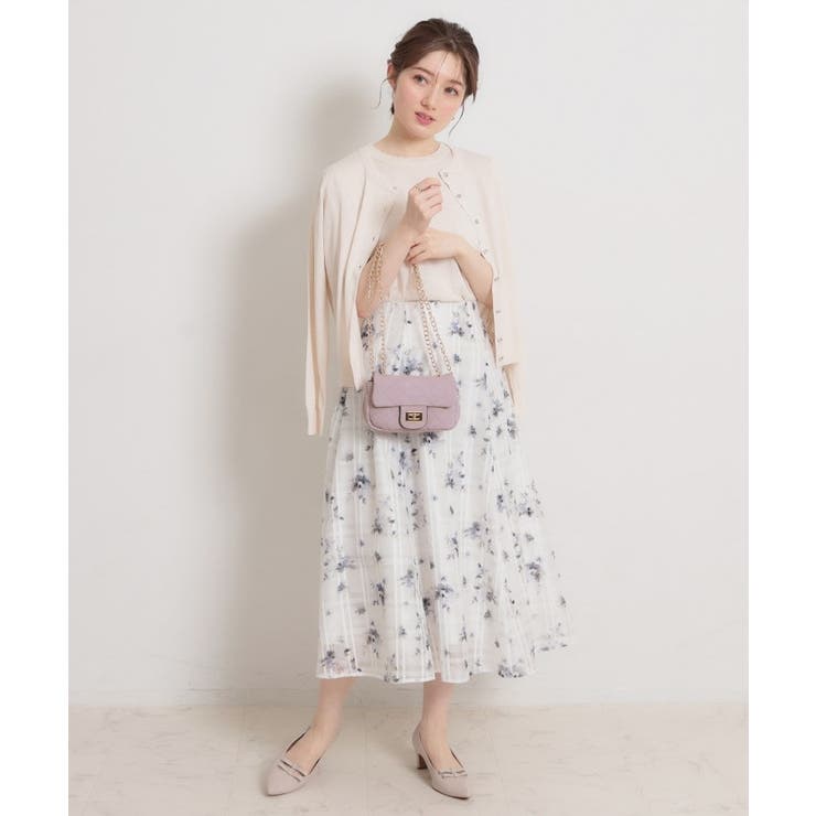 スエード調ミニショルダーバッグ | Couture brooch | 詳細画像4 