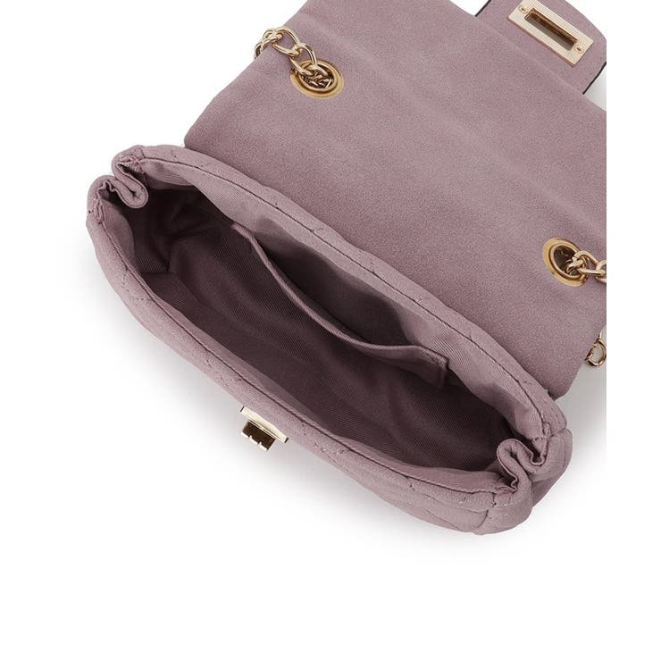 スエード調ミニショルダーバッグ | Couture brooch | 詳細画像10 