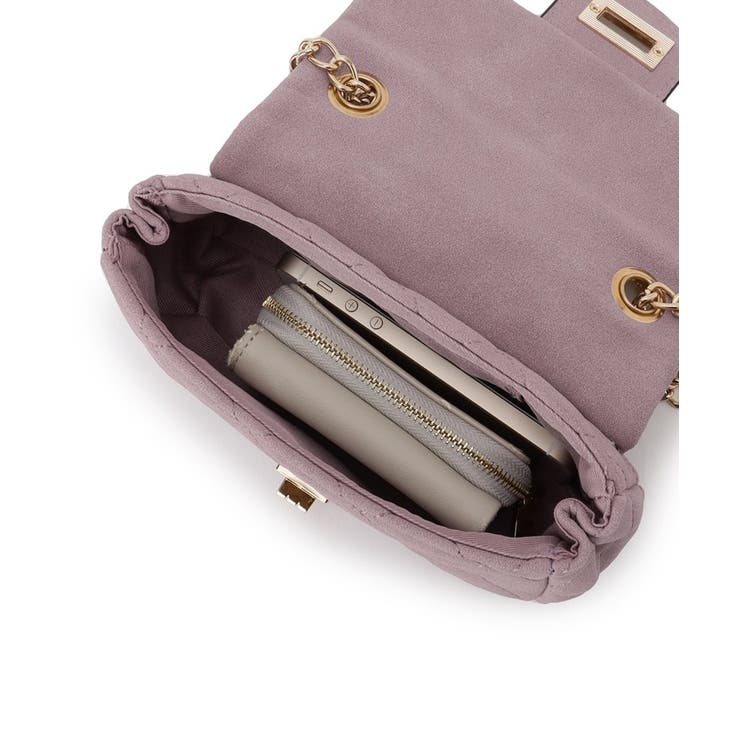 スエード調ミニショルダーバッグ | Couture brooch | 詳細画像12 