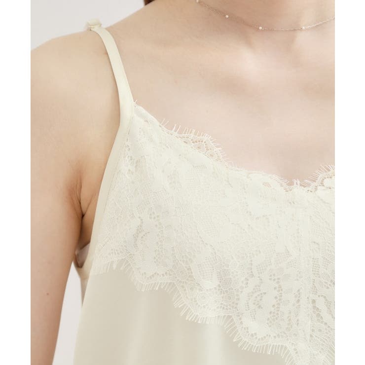 カームサテンレースキャミ | Couture brooch | 詳細画像28 