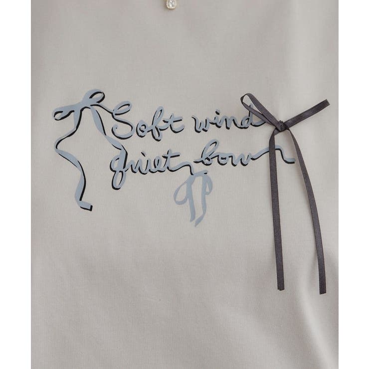 リボンロゴTシャツ | Couture brooch | 詳細画像14 