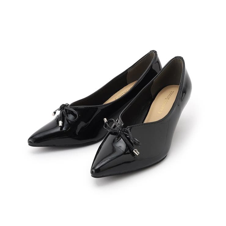 ブラック(019) | リボンパンプス | Couture brooch