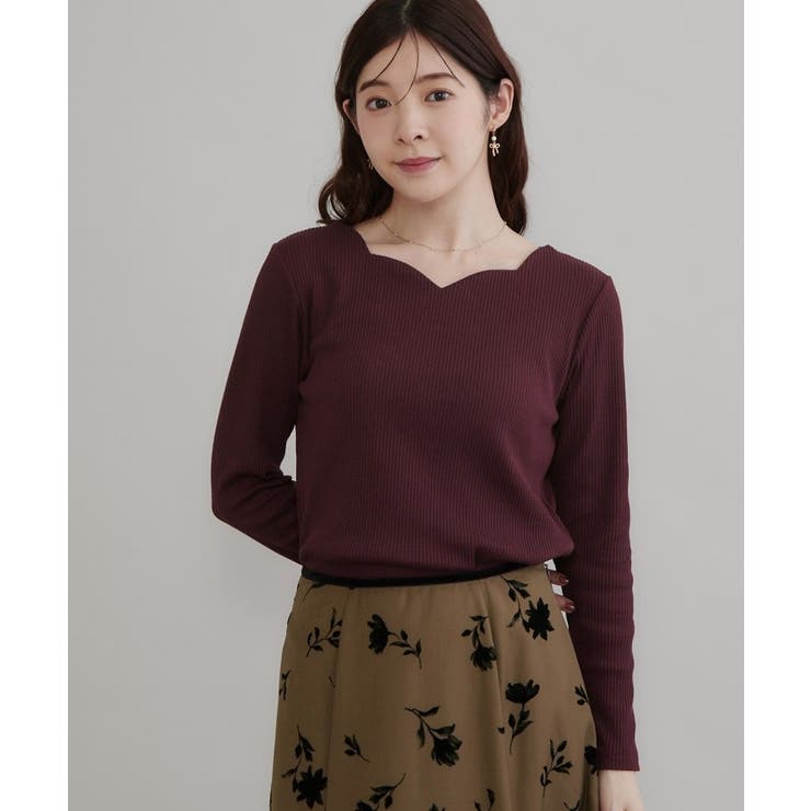 【デコルテ美しく】ハートネック テレコトップス | Couture brooch | 詳細画像39 