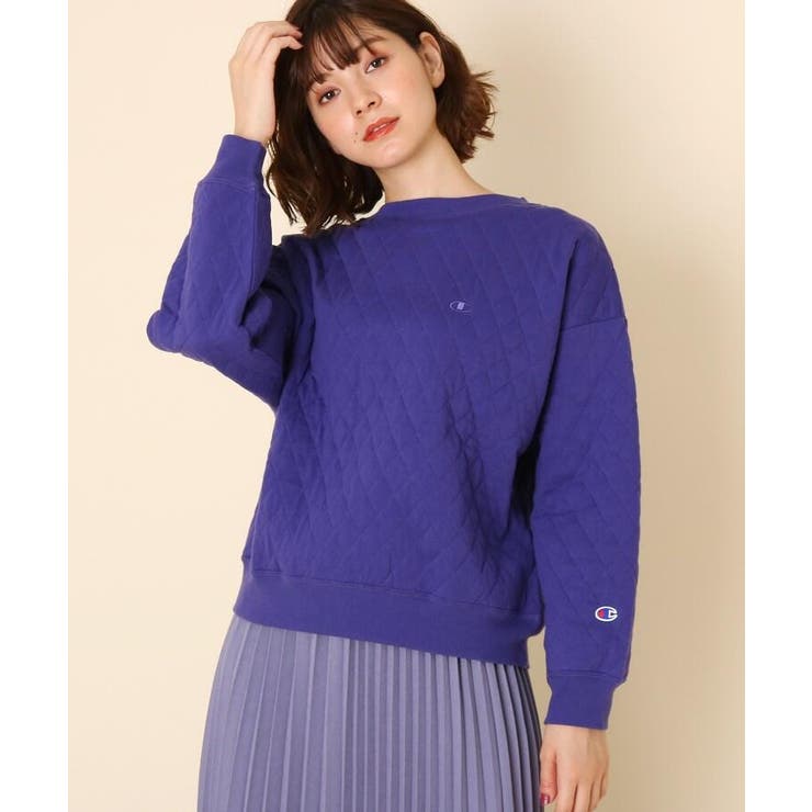 Web限定販売 Champion チャンピオン キルティングトレーナー 品番 Wrdw Couture Brooch クチュールブローチ のレディースファッション通販 Shoplist ショップリスト