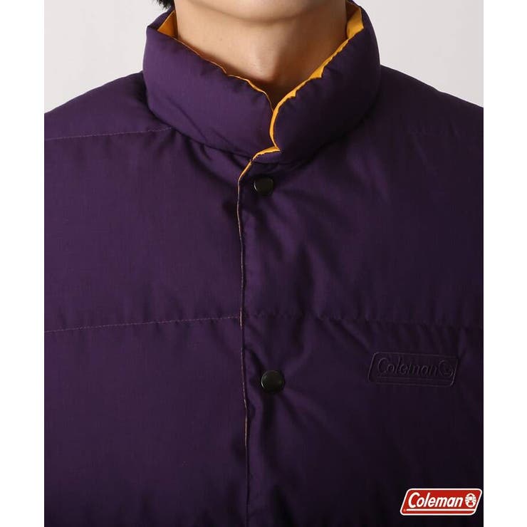 COLEMAN マウンテンジャケット　紫　ランタンボタン　L キャンプアウトドア