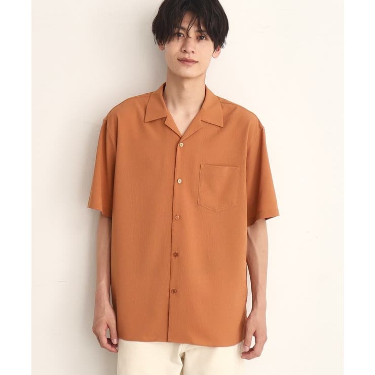 楊柳オープンカラー半袖シャツ[品番：WRDW0202660]｜THE SHOP TK