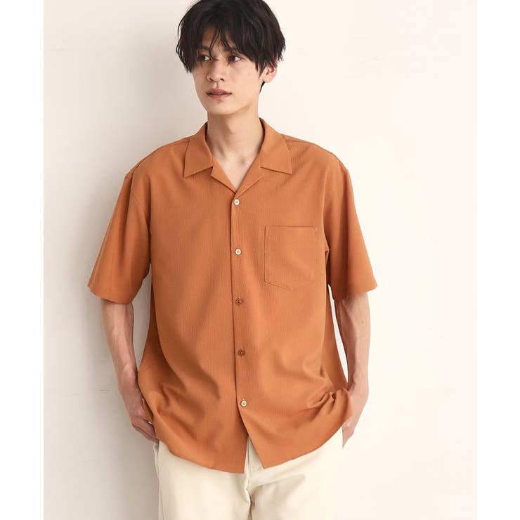 楊柳オープンカラー半袖シャツ[品番：WRDW0202660]｜THE SHOP TK