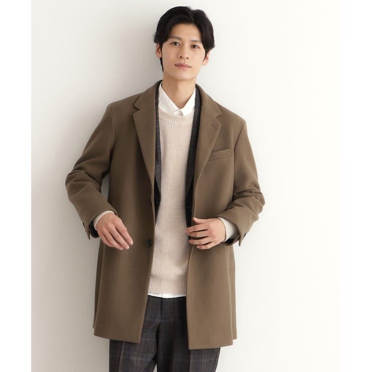 美品♪FRAMeWORK メルトンチェスターコート