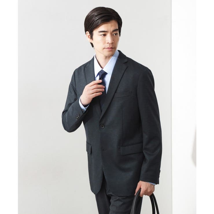 ネイビー(094) | ライトTRジャージジャケット【洗濯機OK 毛玉ができにくい ストレッチ | THE SHOP TK