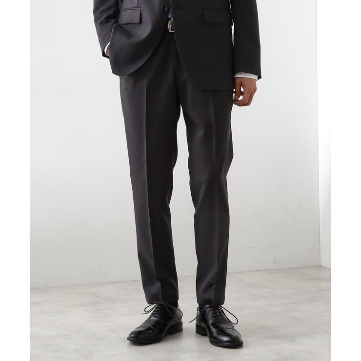 チャコールグレー(014) | カルゼスラックス 【洗濯機OK/セットアップ可】 | THE SHOP TK