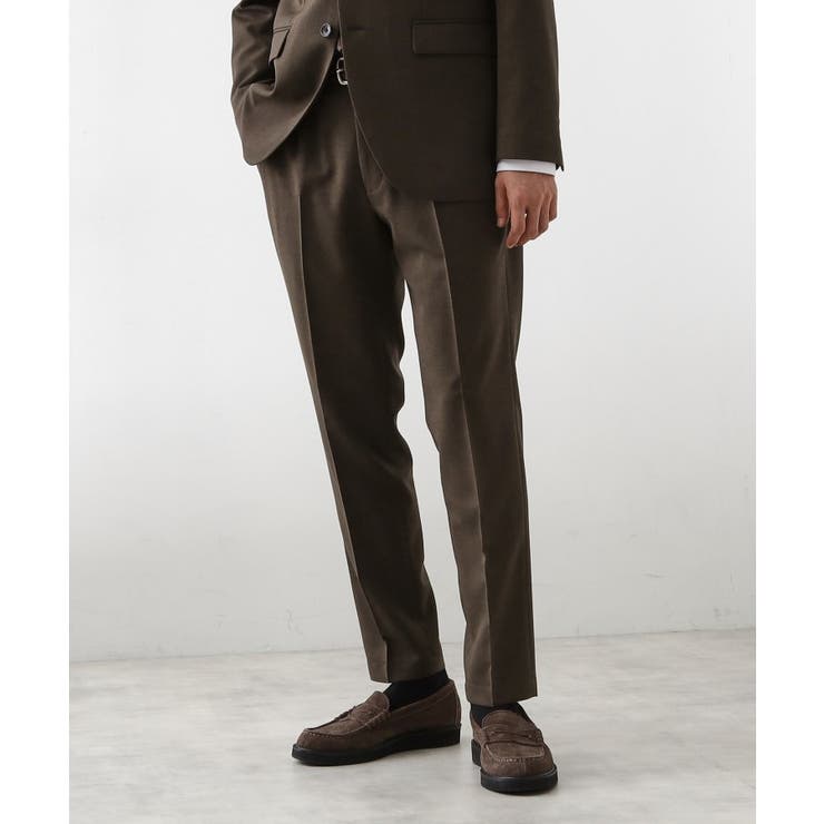 カーキ(029) | カルゼスラックス 【洗濯機OK/セットアップ可】 | THE SHOP TK