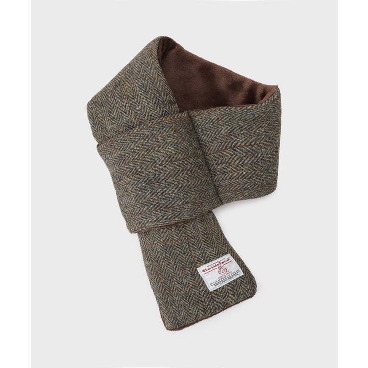 モカブラウン(042) | 【HARRIS TWEED/ハリスツイード】中綿入り差込マフラー | THE SHOP TK