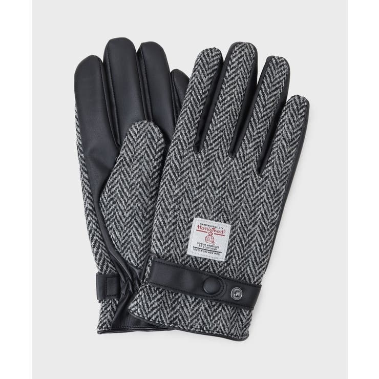 チャコールグレー(014) | 【HARRIS TWEED/ハリスツイード】ハリスツイードグローブ | THE SHOP TK