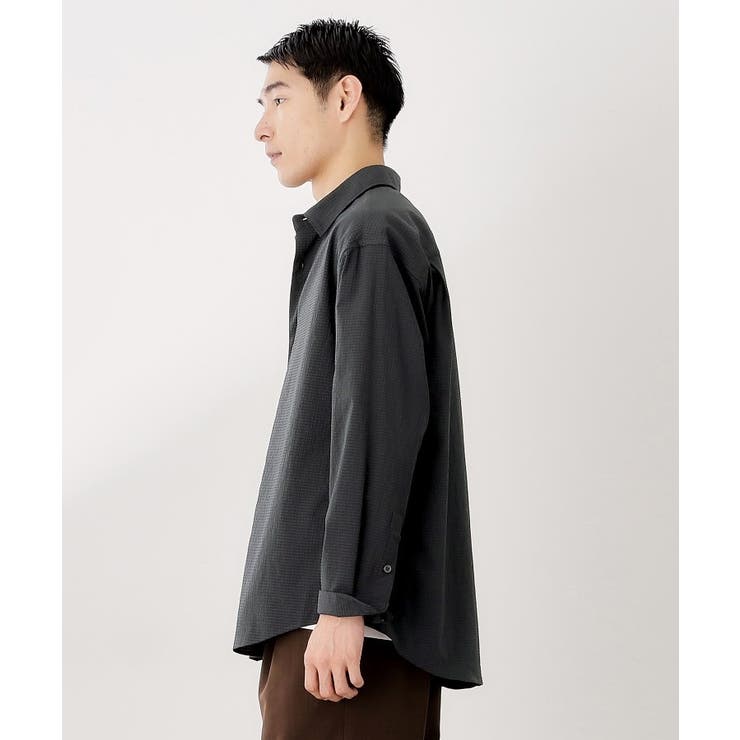 シアサッカー長袖シャツ 【軽量/吸水速乾／イージーケア／洗濯機OK】 | THE SHOP TK | 詳細画像8 